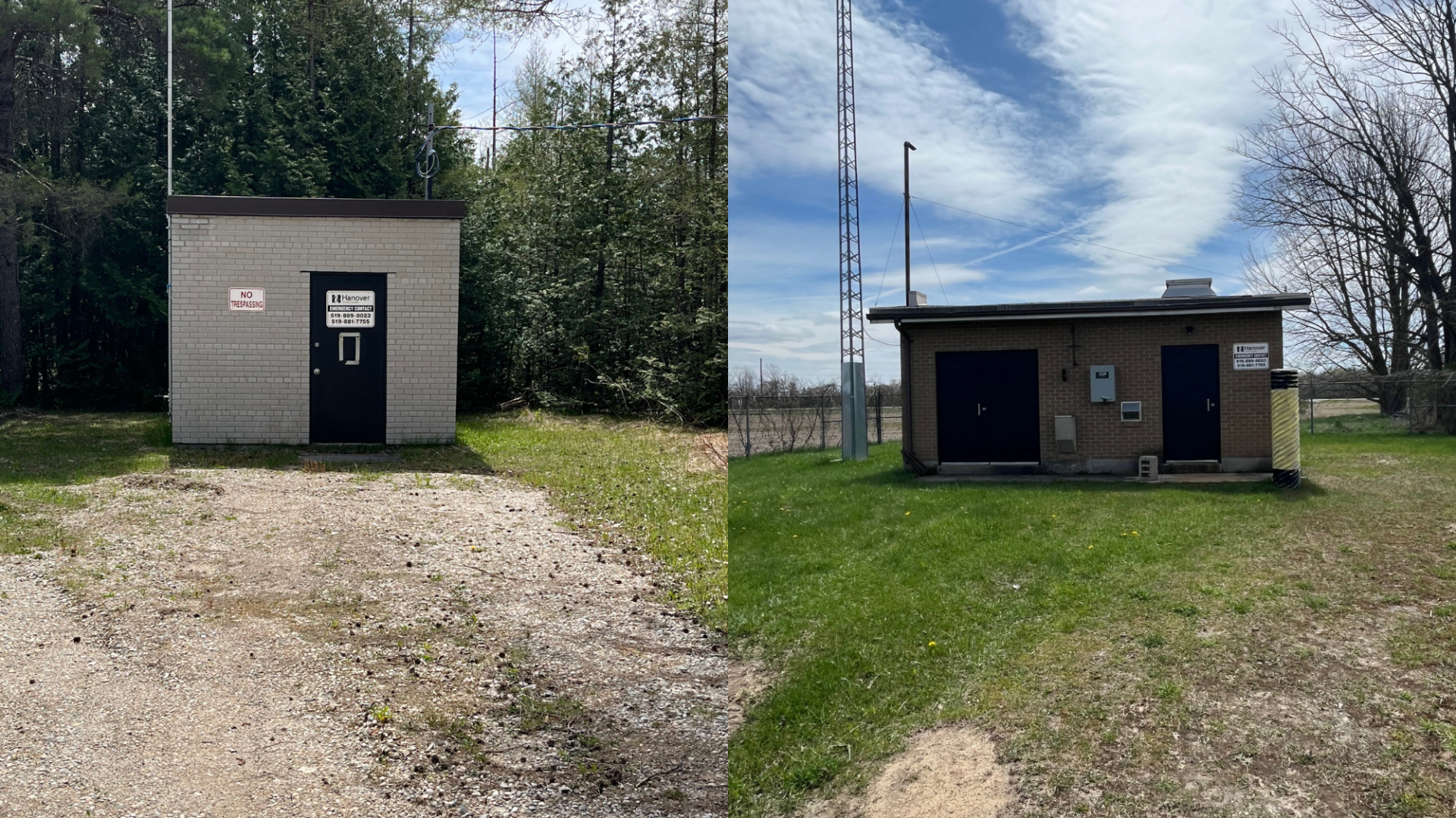 Image of location of Well No. 1 and No. 2