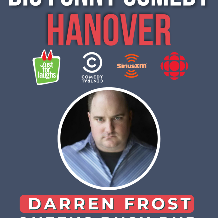June 4th at 7pm Big Funny Comedy returns to The Queen's Bush Pub