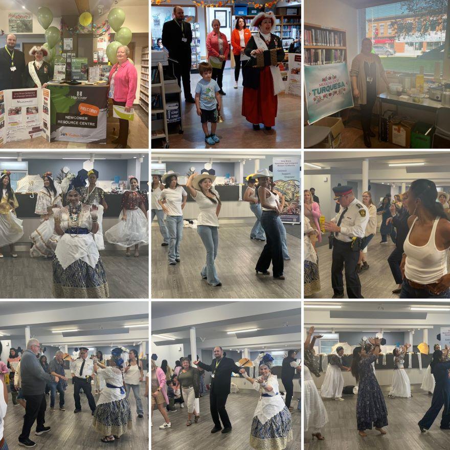 Joyful celebration at dedication and social dance