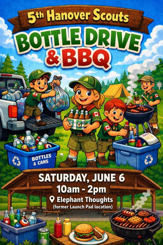Scouts Bottle Drive and BBQ fundraiser