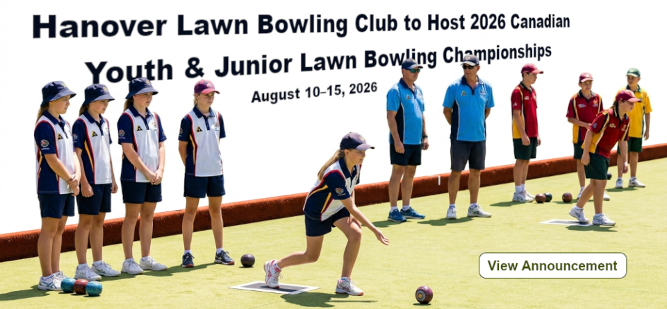 Group of youth lawn bowlers