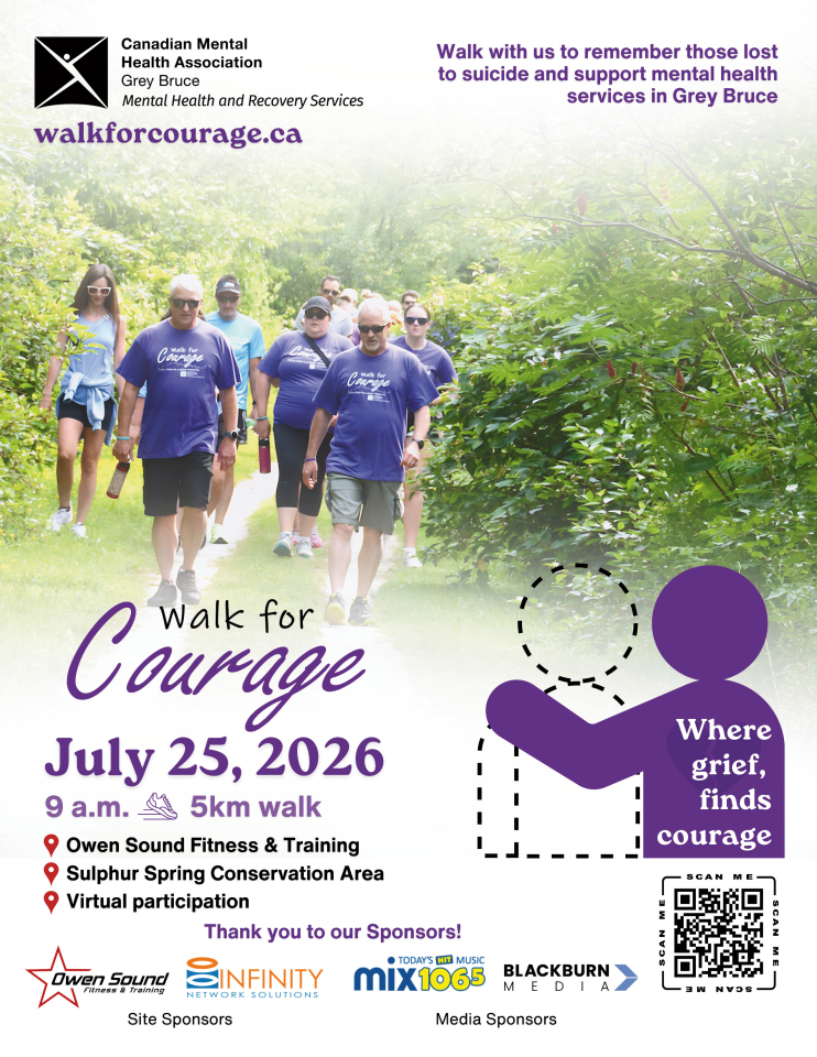 Walk For Courage Event Poster
