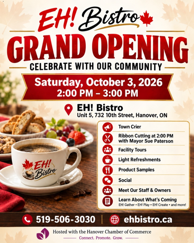 Eh! Bistro Grand Opening Oct 3/26