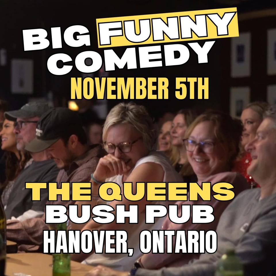 November 5th Comedy at The Queens Bush Pub