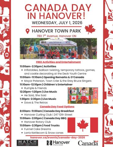 Canada Day 2026 Flyer